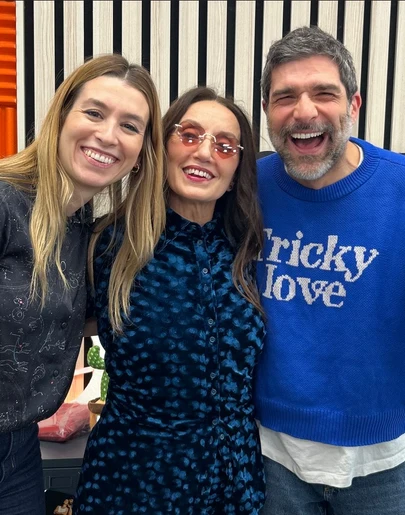 Luz Casal, con Eva Soriano y Nacho García en 'Cuerpos especiales'. Luz Casal, con Eva Soriano y Nacho García en 'Cuerpos especiales'.