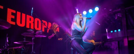 Edurne durante el 'showcase' de Salamanca realizado por Europa FM Edurne durante el 'showcase' de Salamanca realizado por Europa FM