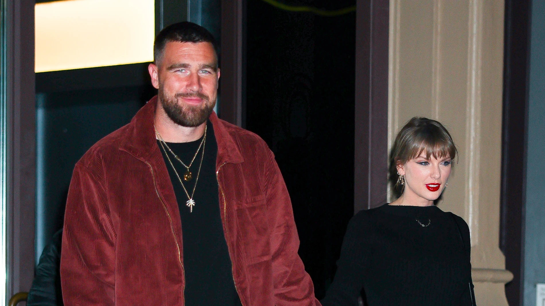 Travis Kelce y Taylor Swift, en noviembre de 2025 Travis Kelce y Taylor Swift, en noviembre de 2025