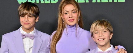 Shakira con Milan y Sasha