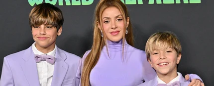 Shakira con Milan y Sasha Shakira con Milan y Sasha