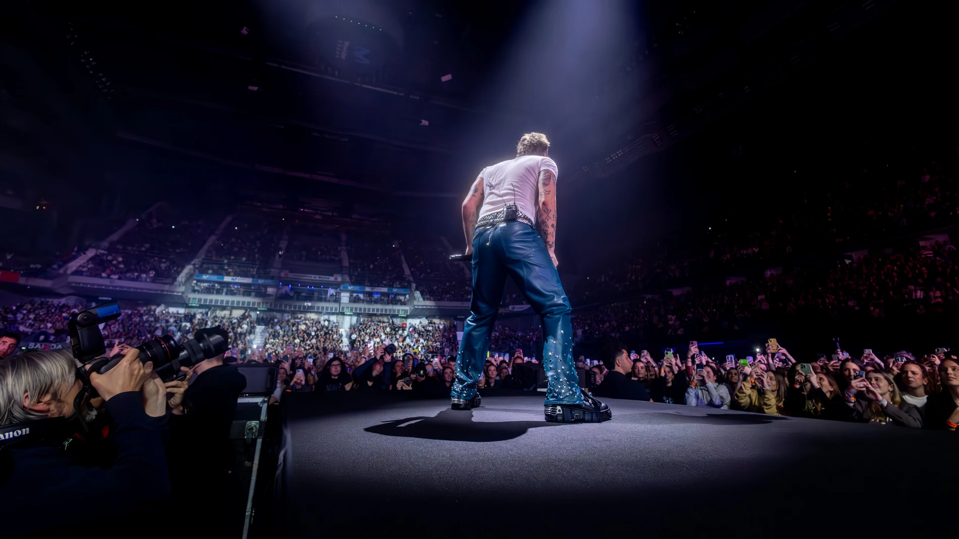 Dani Fernández en el Movistar Arena, en marzo de 2025 Dani Fernández en el Movistar Arena, en marzo de 2025
