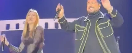 Eva Soriano y Antonio Orozco en el Movistar Arena de Madrid Eva Soriano y Antonio Orozco en el Movistar Arena de Madrid