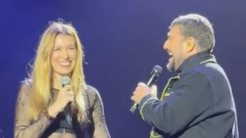 Eva Soriano canta 'Devuélveme la vida' con Antonio Orozco en su concierto en Madrid