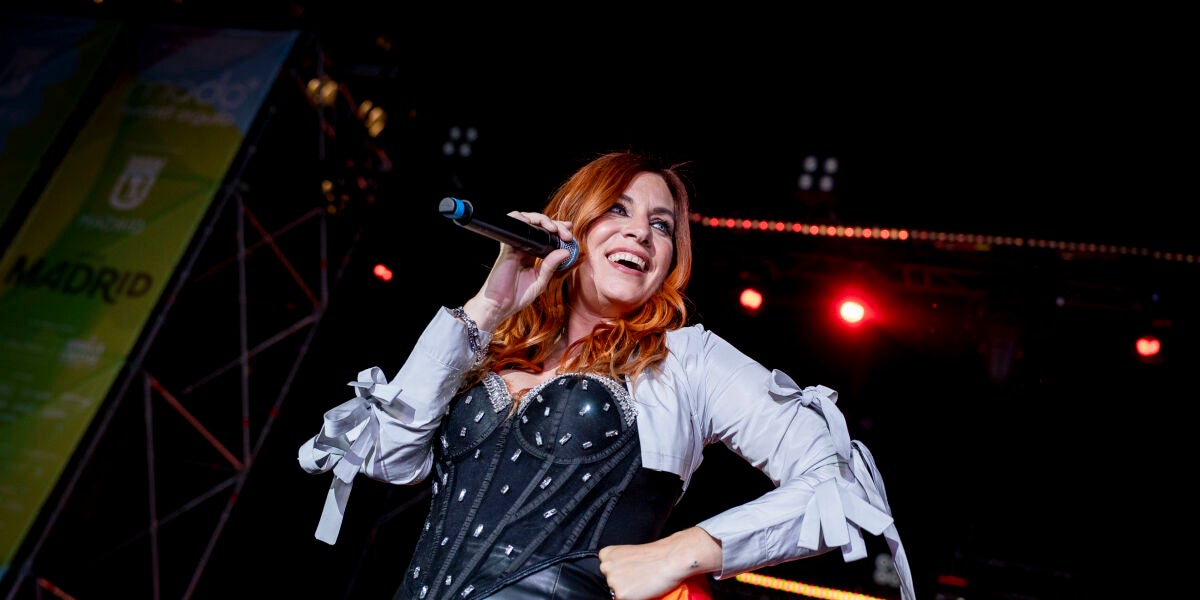 Leire Mart&iacute;nez durante un evento en Madrid