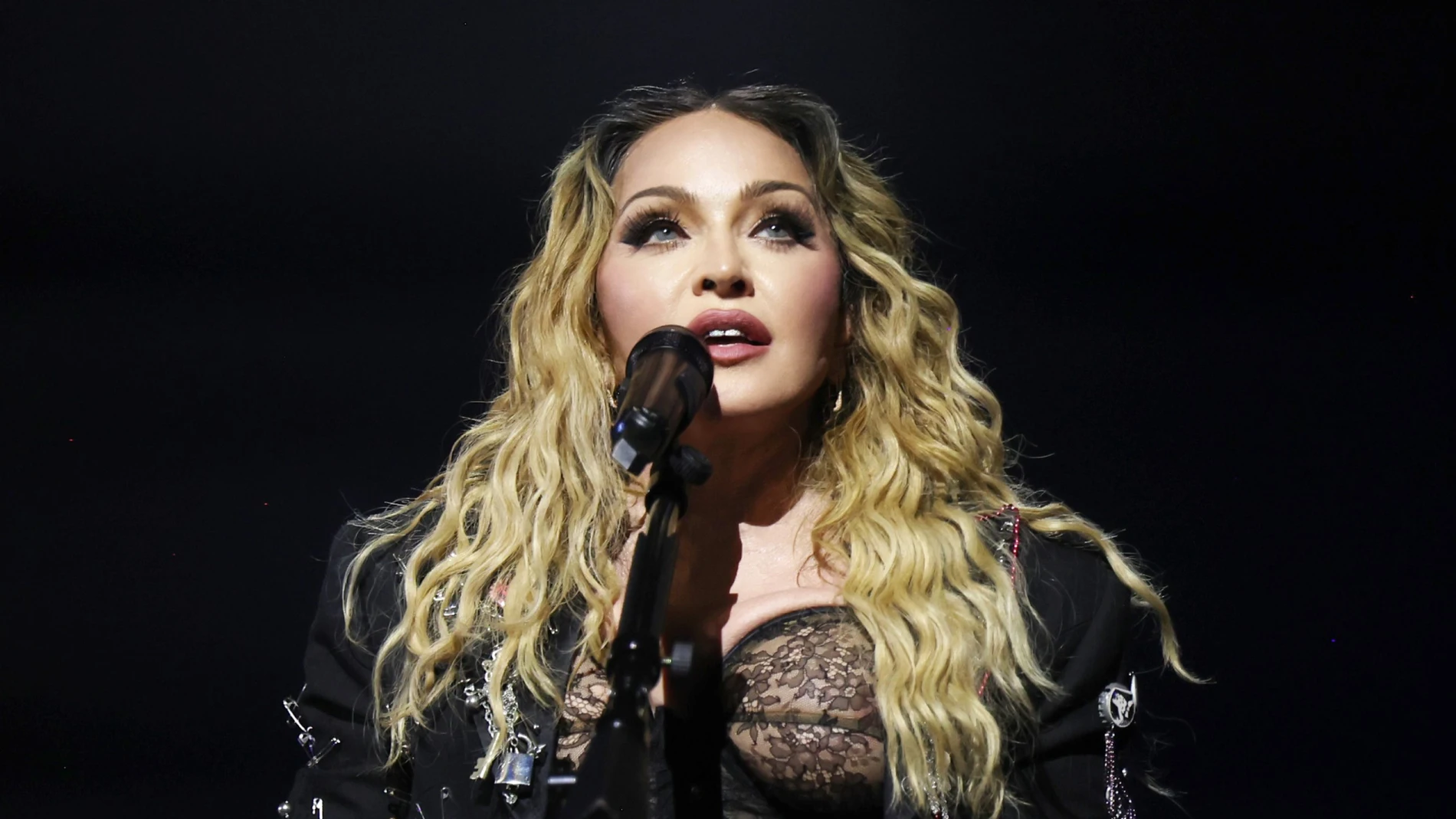 Madonna, en 2024 en Copacabana Madonna, en 2024 en Copacabana