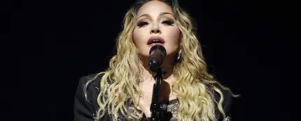 Madonna, en 2024 en Copacabana Madonna, en 2024 en Copacabana