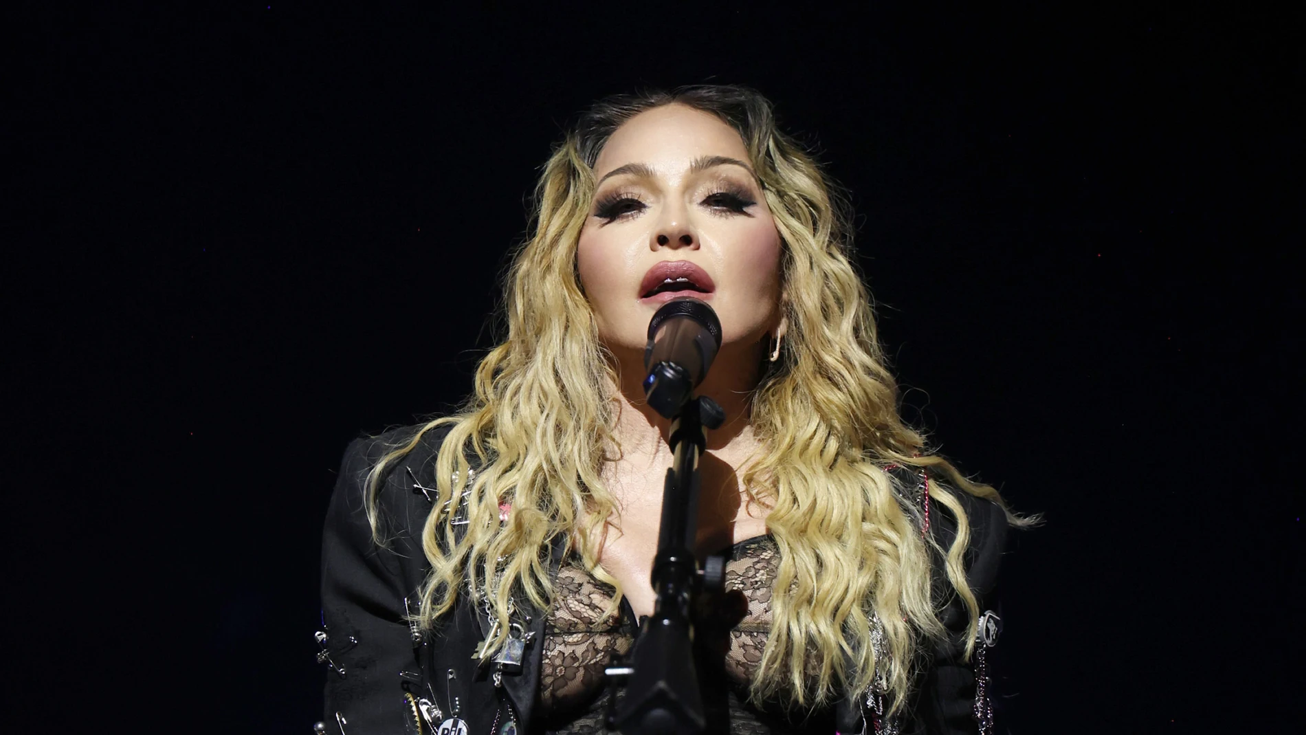 Madonna, en 2024 en Copacabana Madonna, en 2024 en Copacabana
