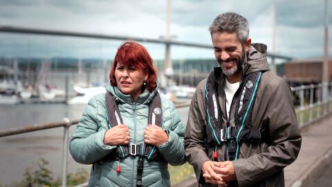 Roberto Leal y Mercedes en Edimburgo