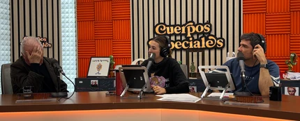 Víctor Manuel, con Eva Soriano y Nacho García en 'Cuerpos especiales' Víctor Manuel, con Eva Soriano y Nacho García en 'Cuerpos especiales'