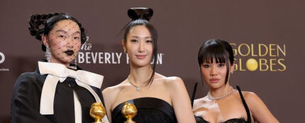 Audrey Nuna, Ejae y Rei Ami se alzan con el Globo de Oro a Mejor Canci&oacute;n Original por 'Golden', de 'Las geuerreras del K-Pop'.