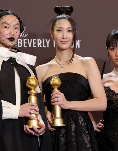Audrey Nuna, Ejae y Rei Ami se alzan con el Globo de Oro a Mejor Canción Original por 'Golden', de 'Las geuerreras del K-Pop'.