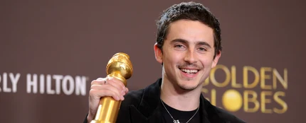 Timothée Chalamet en los Globos de Oro 2026 Timothée Chalamet en los Globos de Oro 2026