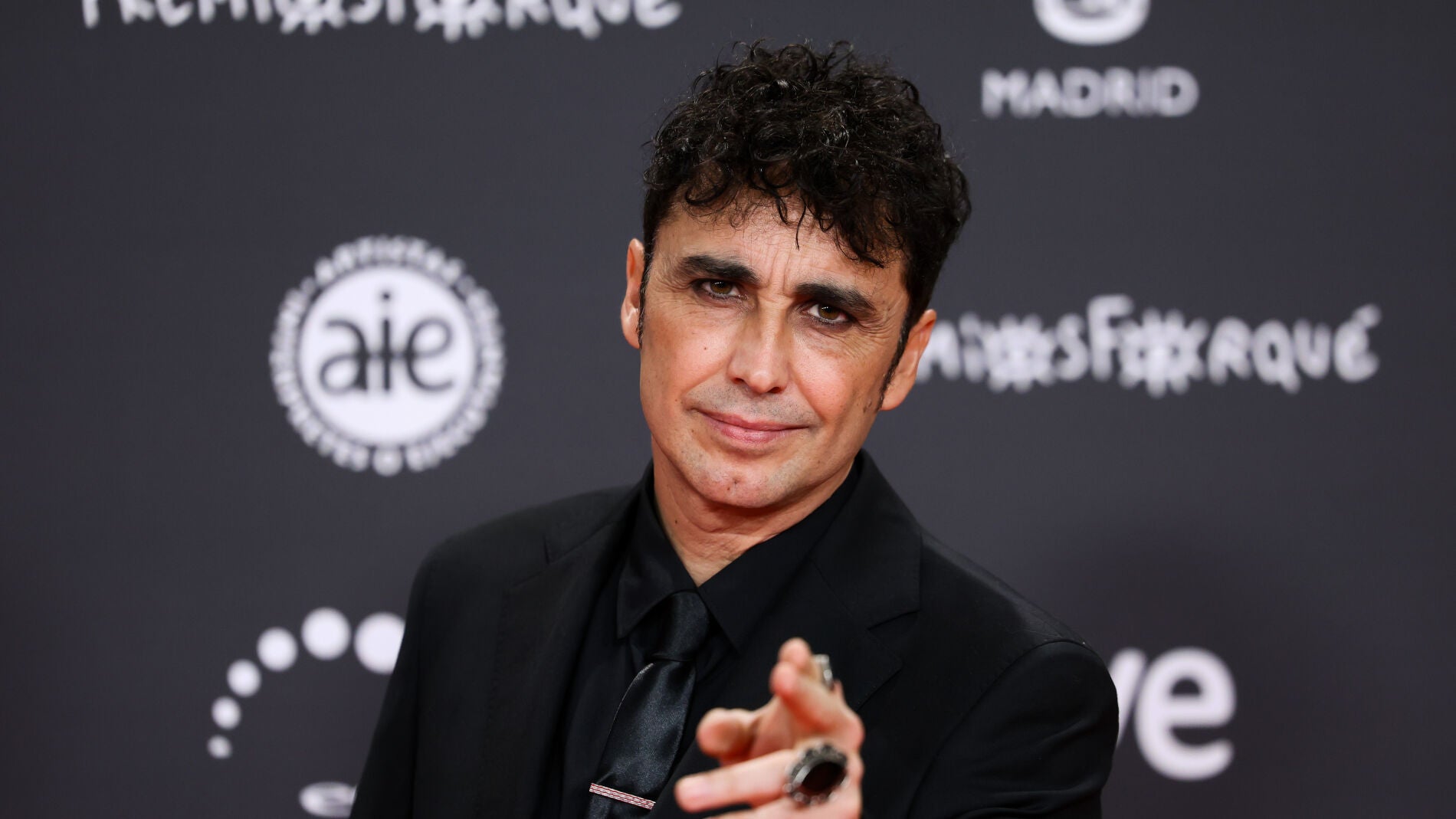 Canco Rodríguez en una alfombra roja