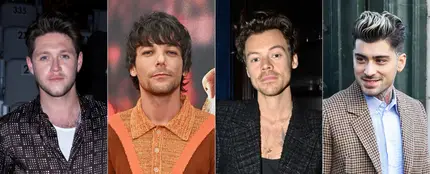 Niall Horan, Louis Tomlinson, Harry Styles y Zayn Malik Niall Horan, Louis Tomlinson, Harry Styles y Zayn Malik