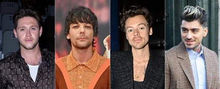 Niall Horan, Louis Tomlinson, Harry Styles y Zayn Malik Niall Horan, Louis Tomlinson, Harry Styles y Zayn Malik