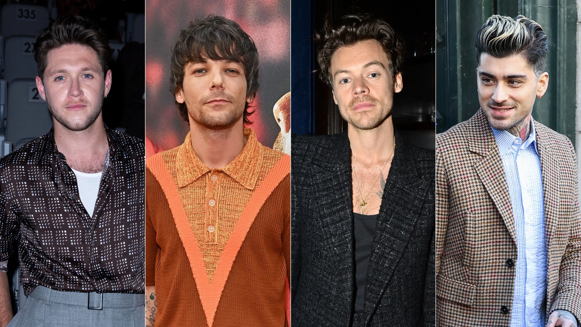 Niall Horan, Louis Tomlinson, Harry Styles y Zayn Malik Niall Horan, Louis Tomlinson, Harry Styles y Zayn Malik