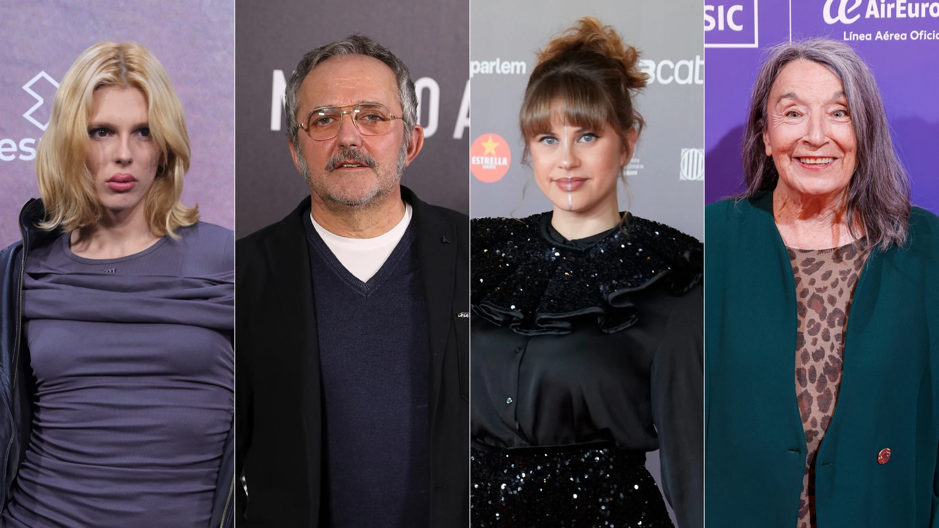 Samantha Hudson, Antonio Durán 'Morris', Elisabet Casanovas y Petra Martínez, presentadores de los Premios Feroz 2026 Samantha Hudson, Antonio Durán 'Morris', Elisabet Casanovas y Petra Martínez, presentadores de los Premios Feroz 2026