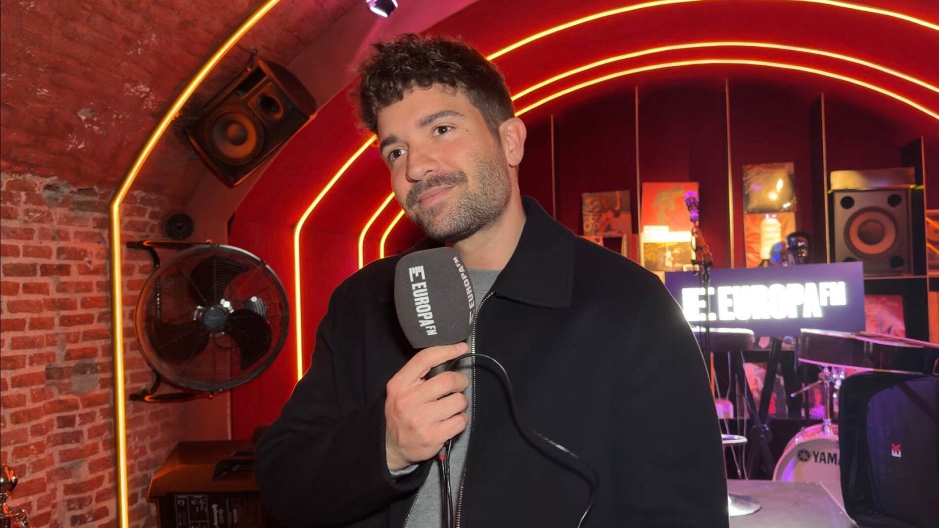 Pablo Alborán en Local de Ensayo Europa FM