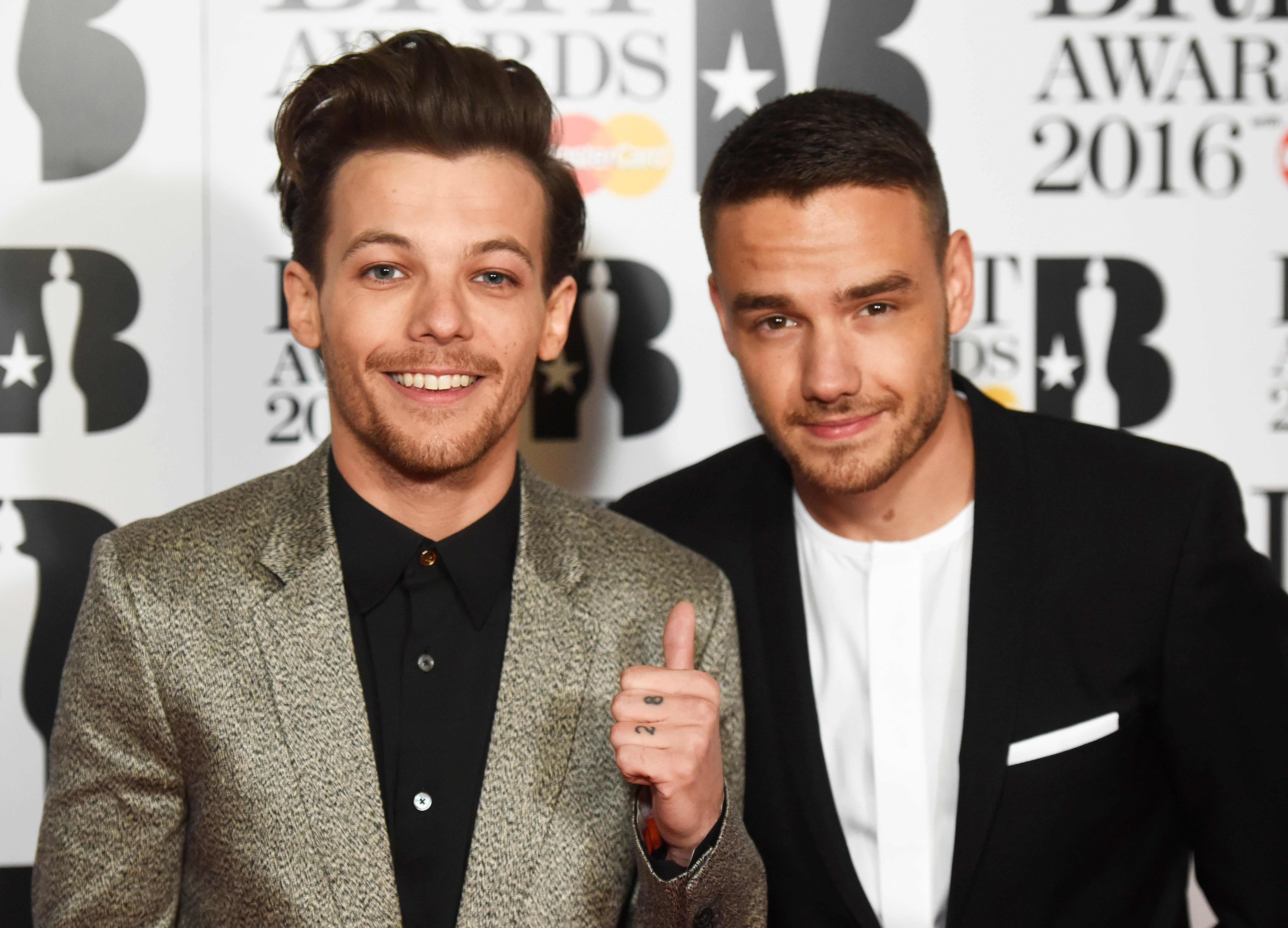 Louis Tomlinson y Liam Payne en 2016 Louis Tomlinson y Liam Payne en 2016