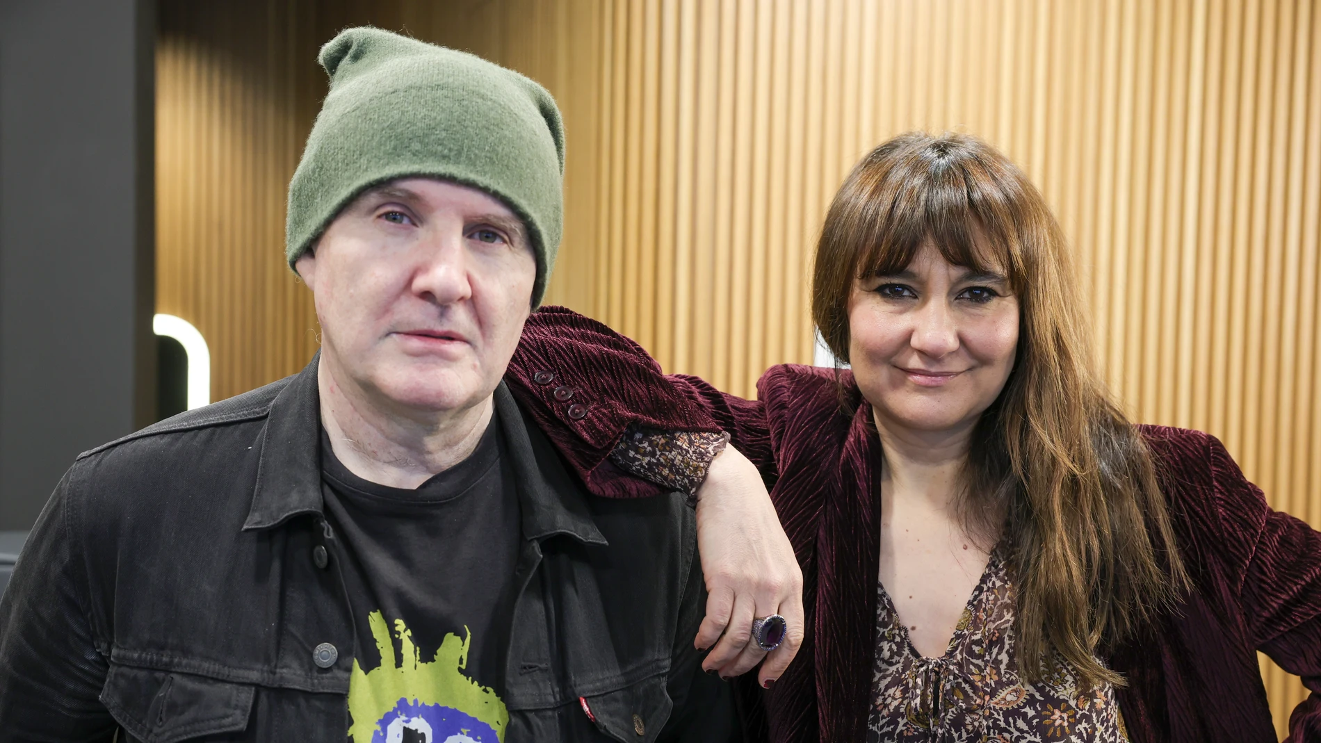 Juan Aguirre y Eva Amaral, del dúo Amaral Juan Aguirre y Eva Amaral, del dúo Amaral