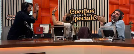 Luis Fonsi celebra con Eva Soriano en Cuerpos especiales Luis Fonsi celebra con Eva Soriano en Cuerpos especiales