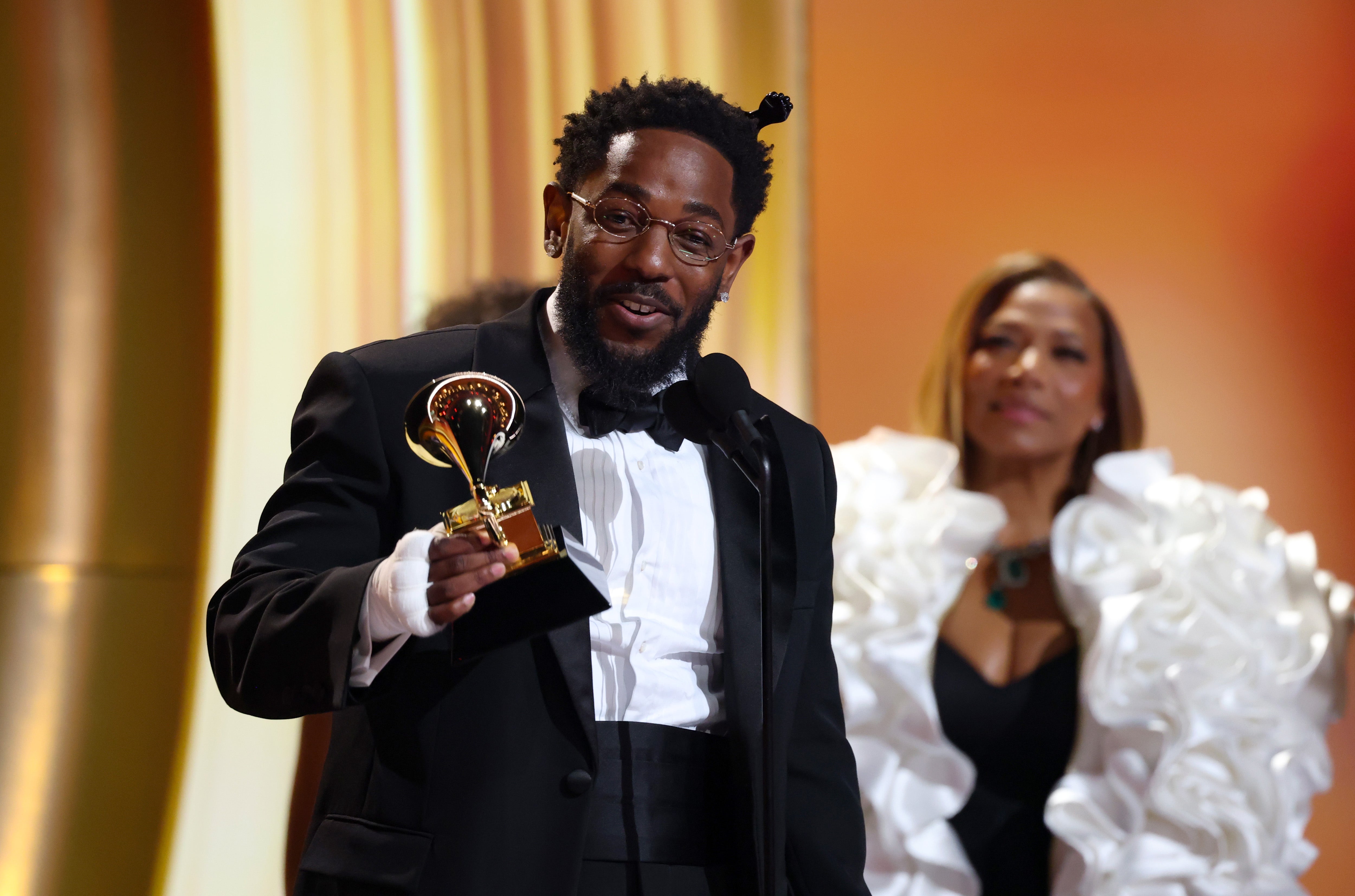 Kendrick Lamar en los premios Grammy Kendrick Lamar en los premios Grammy