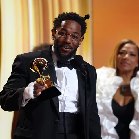 Kendrick Lamar en los premios Grammy Kendrick Lamar en los premios Grammy