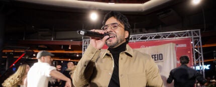 Luis Fonsi en la presentaci&oacute;n de 'Cambiar&eacute;' en Madrid