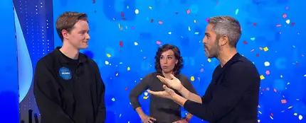Rosa, Manu y Roberto Leal en Pasapalabra Rosa, Manu y Roberto Leal en Pasapalabra