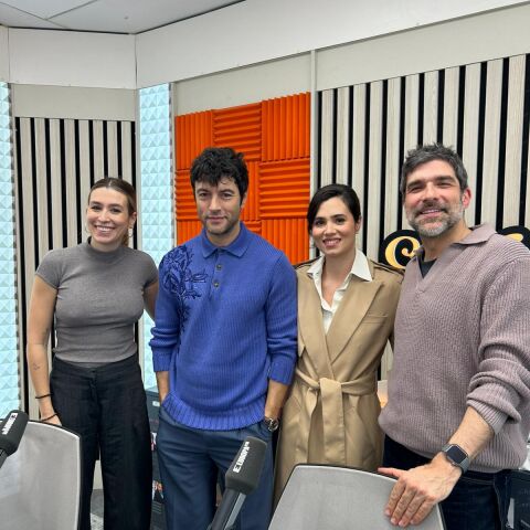 Javier Rey y Loreto Mauleón con Eva Soriano y Nacho García