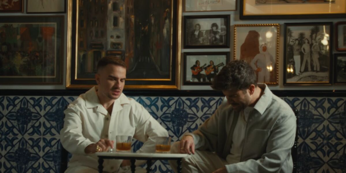 Antony Z y Pablo Albor&aacute;n en 'BESOS DORADOS'