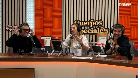 Nek con Eva Soriano y Nacho García en Cuerpos especiales Nek con Eva Soriano y Nacho García en Cuerpos especiales
