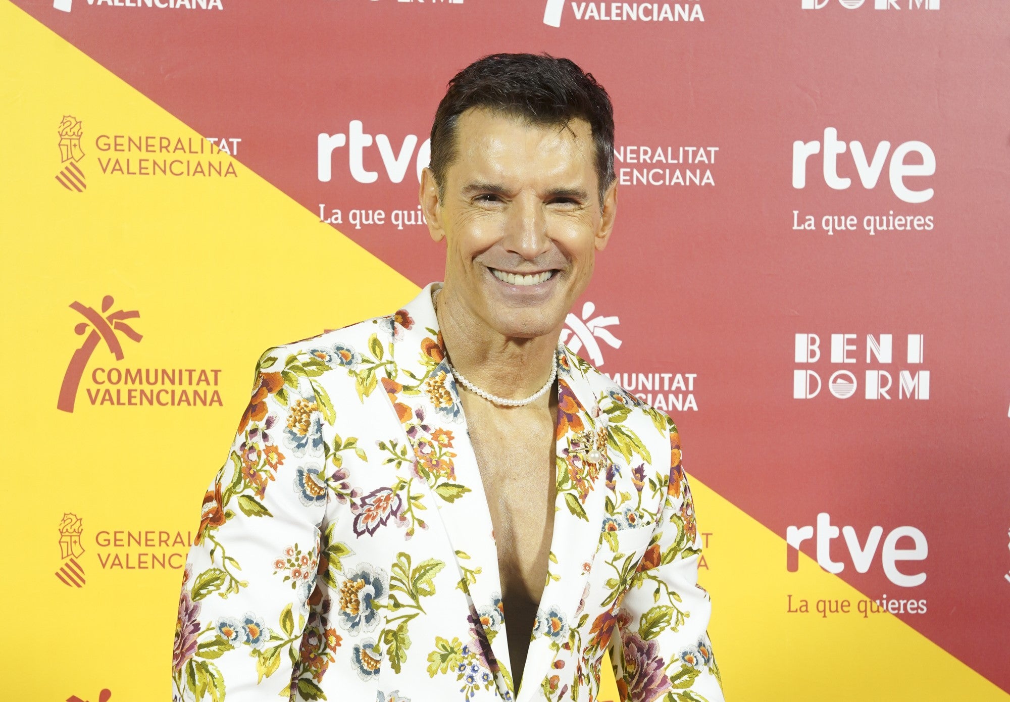 Jesús Vázquez en un 'photocall' del Benidorm Fest 2026 Jesús Vázquez en un 'photocall' del Benidorm Fest 2026