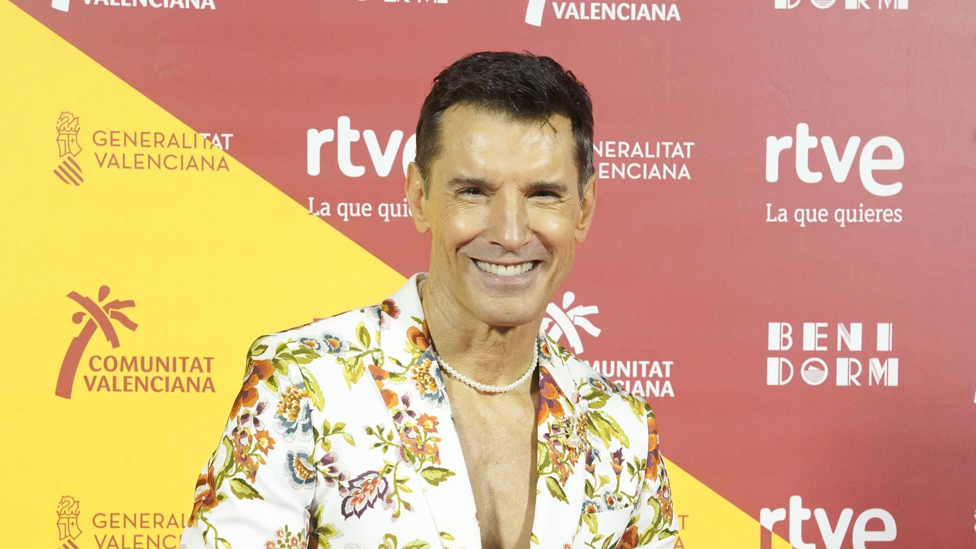 Jesús Vázquez en un 'photocall' del Benidorm Fest 2026 Jesús Vázquez en un 'photocall' del Benidorm Fest 2026