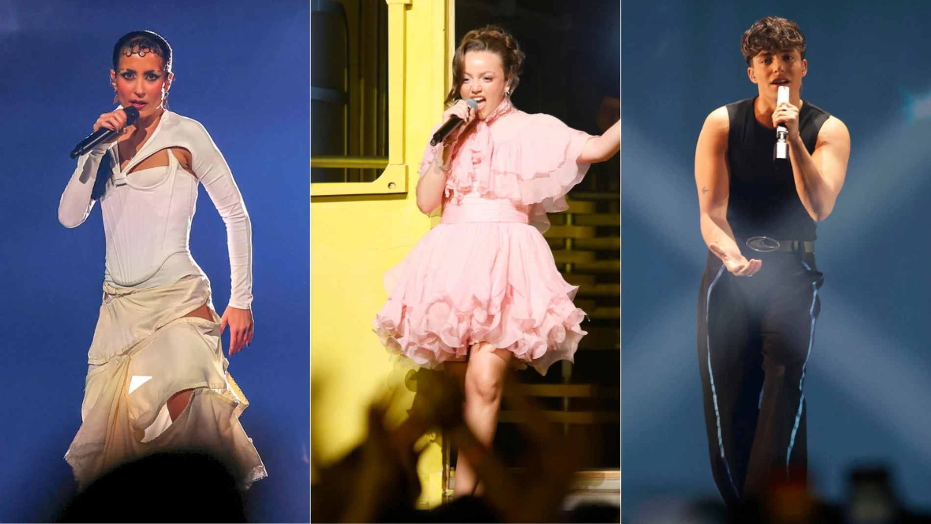 Rosalinda, ASHA y Izan Llunas, finalistas del Benidorm Fest 2026. Rosalinda, ASHA y Izan Llunas, finalistas del Benidorm Fest 2026.