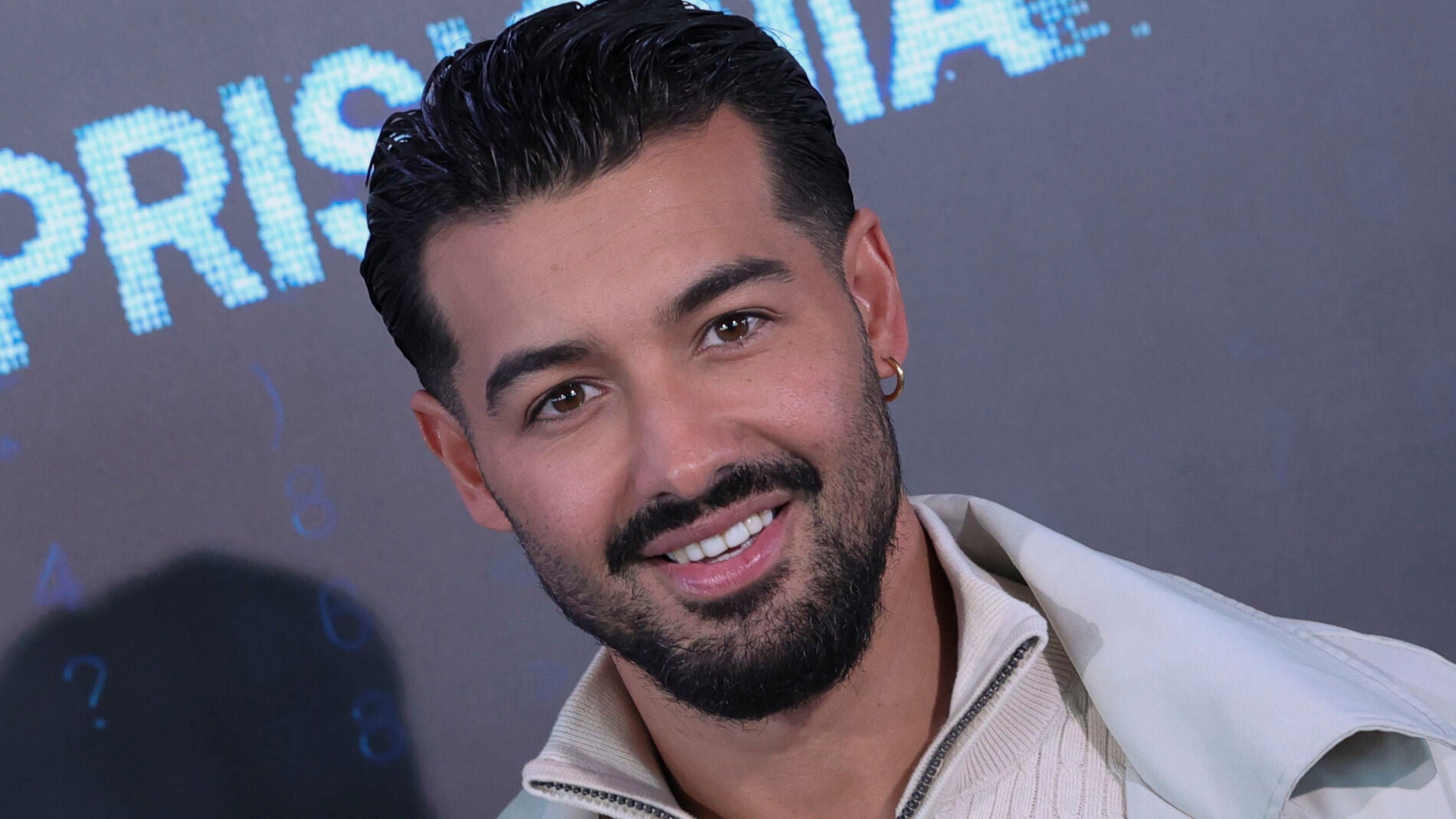 Jorge González en una premier