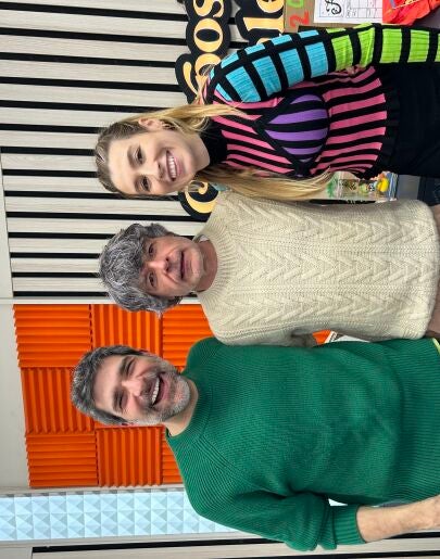 Nacho Guerreros con Eva Soriano y Nacho García en Cuerpos especiales