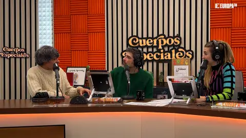 Nacho Guerreros con Nacho García y Eva Soriano en 'Cuerpos especiales'. Nacho Guerreros con Nacho García y Eva Soriano en 'Cuerpos especiales'.