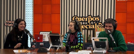 Espido Freire con Eva Soriano y Nacho Garc&iacute;a en Cuerpos especiales