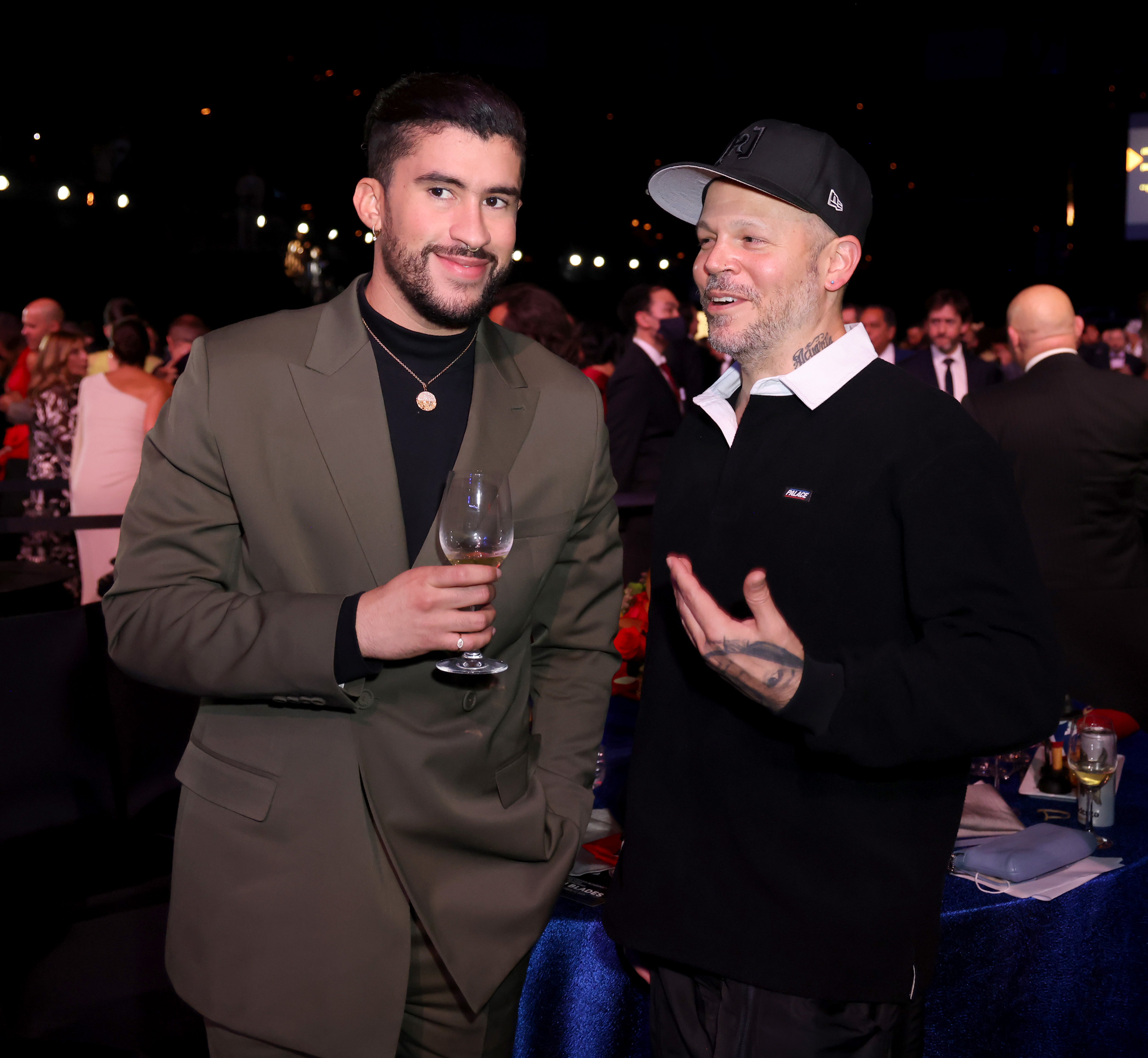 Residente y Bad Bunny en la gala Persona del Año 2021 Residente y Bad Bunny en la gala Persona del Año 2021