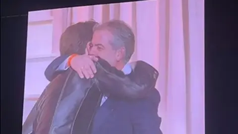 Walls y su padre Walls y su padre