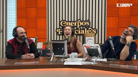 Carlos Areces con Eva Soriano y Nacho García en Cuerpos especiales Carlos Areces con Eva Soriano y Nacho García en Cuerpos especiales