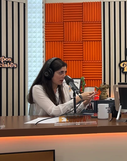 Espido Freire con Eva Soriano y Nacho García Espido Freire con Eva Soriano y Nacho García