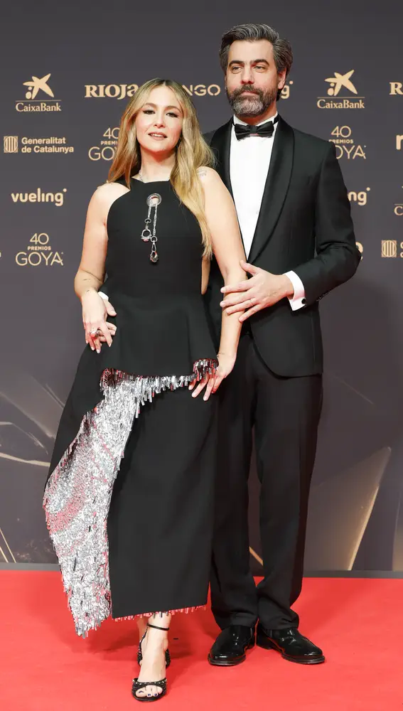 Rigoberta Bandini junto a Esteban Navarro en los Goya 2026 Rigoberta Bandini junto a Esteban Navarro en los Goya 2026