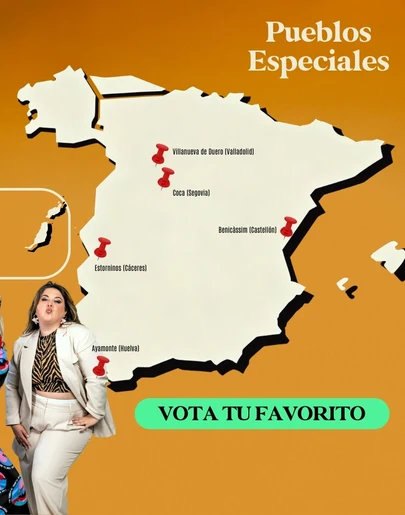 Vota en la nueva encuesta de 'Pueblos especiales' y elige al ganador de la semana Vota en la nueva encuesta de 'Pueblos especiales' y elige al ganador de la semana