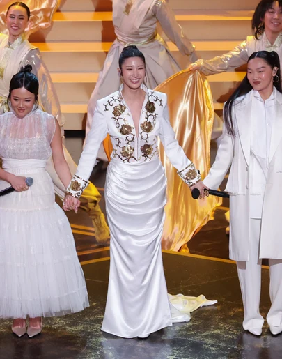 Rei Ami, Ejae y Audrey Nuna en los Premios Oscar 2026 Rei Ami, Ejae y Audrey Nuna en los Premios Oscar 2026