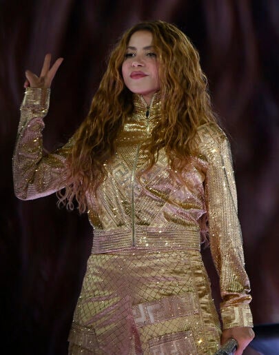 Shakira en el Zócalo de Ciudad de México