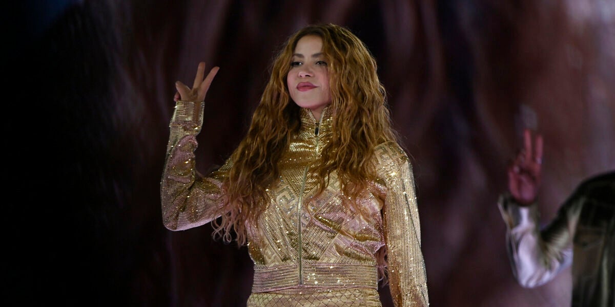 Shakira en el Z&oacute;calo de Ciudad de M&eacute;xico