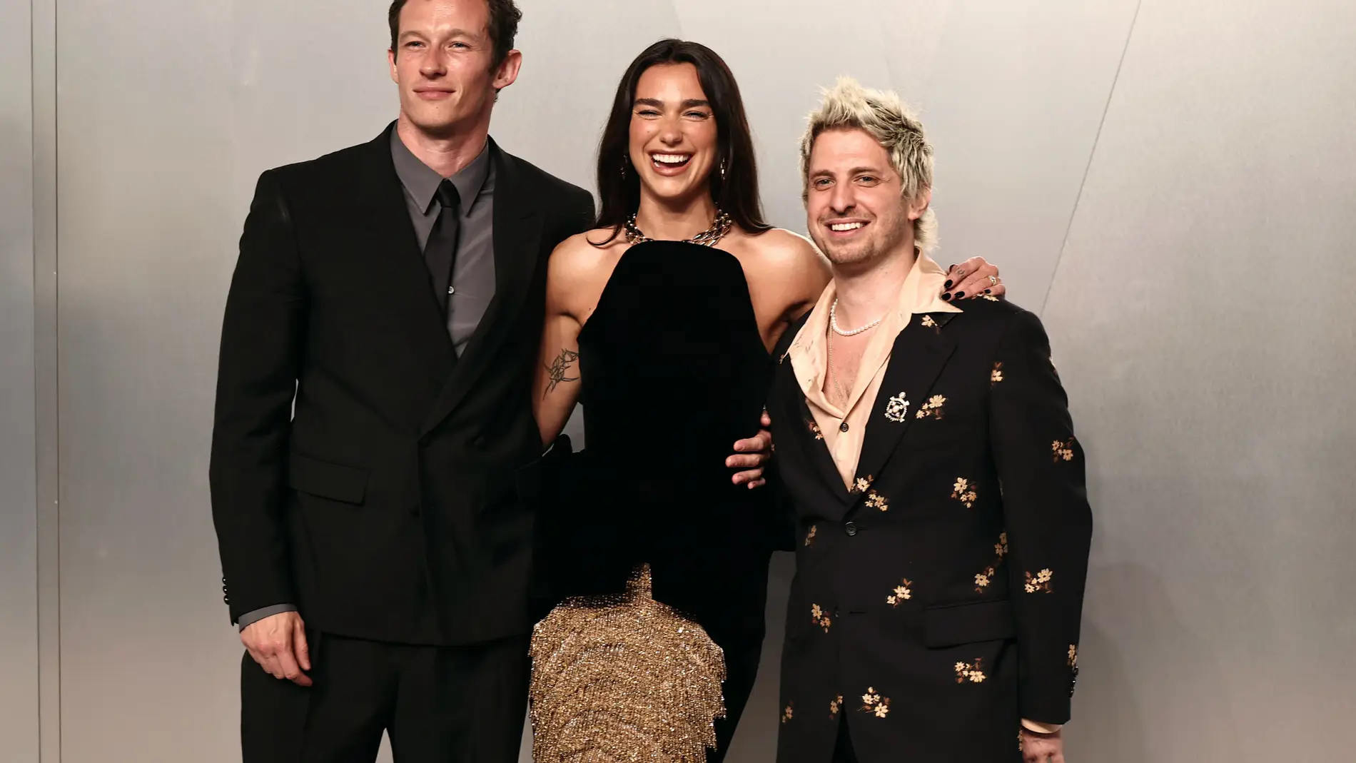 Callum Tatum, Dua Lipa y Andrew Watt, en los Premios Oscar 2026 Callum Tatum, Dua Lipa y Andrew Watt, en los Premios Oscar 2026